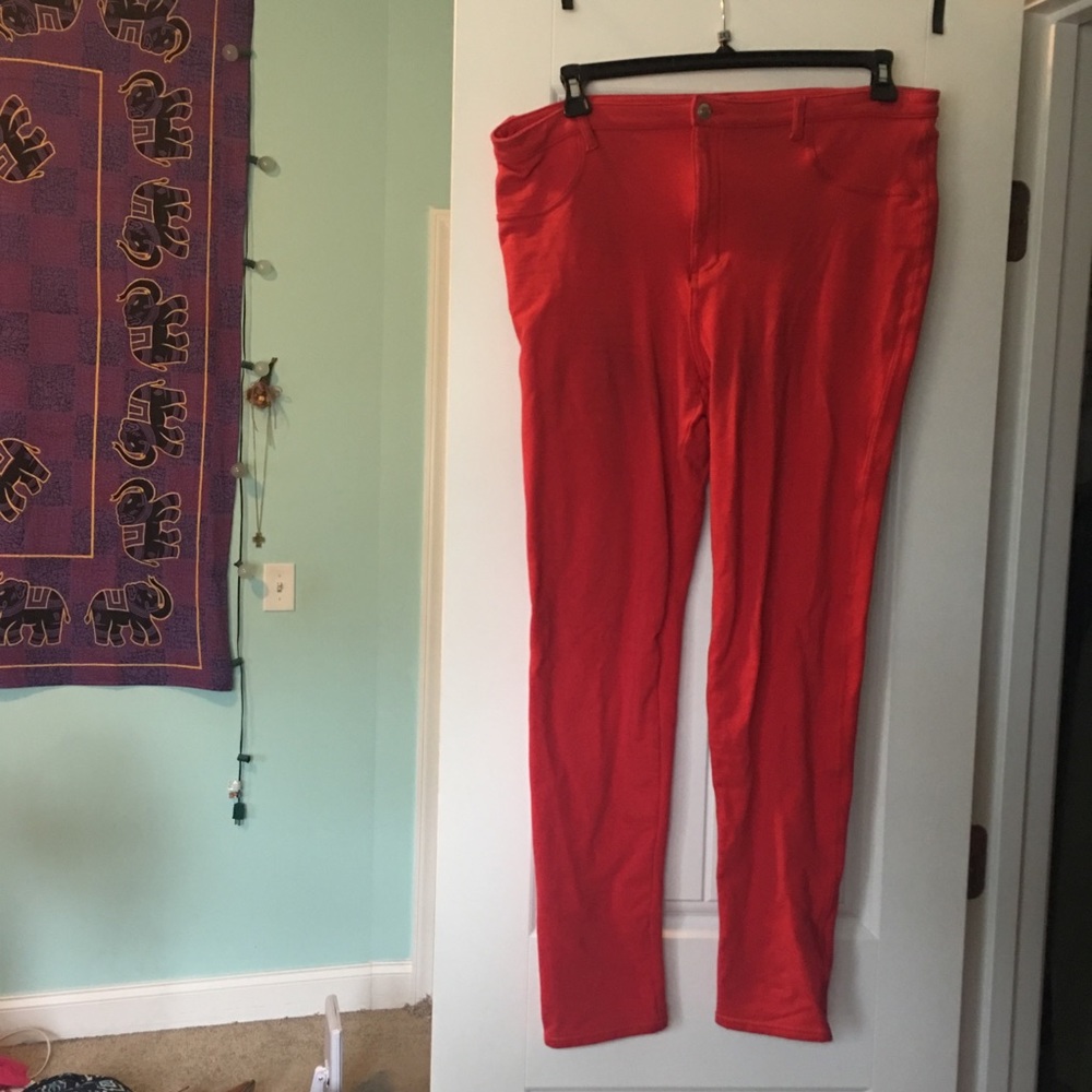 Red Jeggings